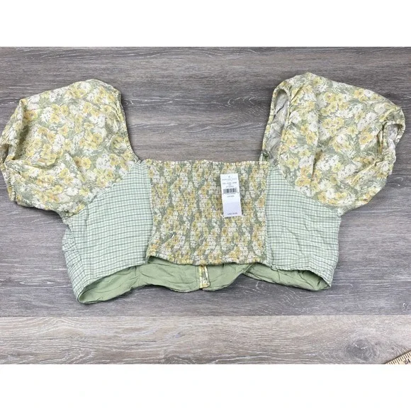 American Eagle Boho Crop Top Womens XXL Halter Blouse New Plus Size - Picture 6 of 8